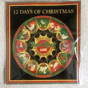 Vintage Hard Rock Key West Christmas Pin